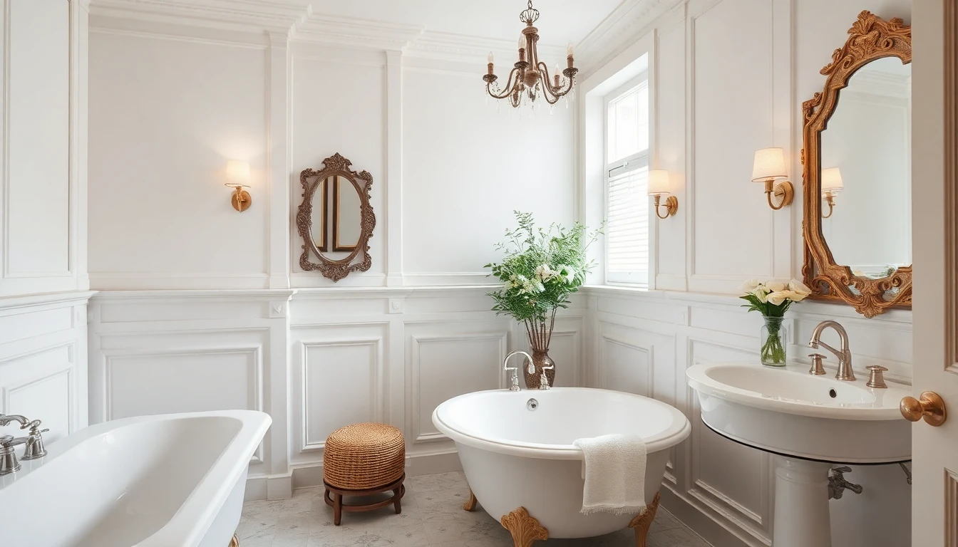 Classic elegant bathroom