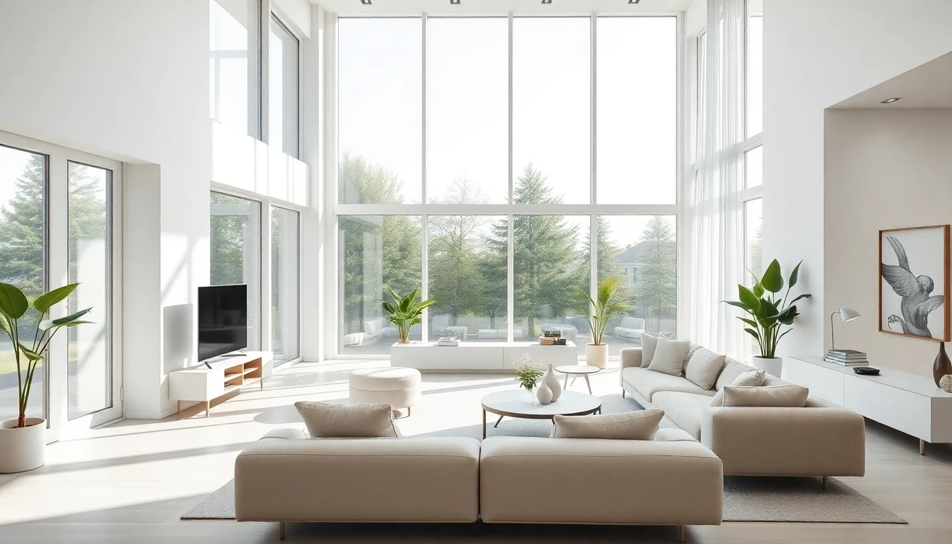 Beautiful modern living room interior