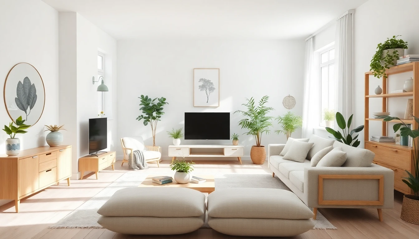 Scandinavian style living room
